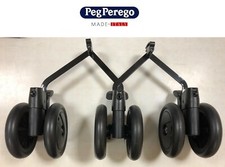 PLIKO MINI TWIN Groupe Roues Arrière Poussette Jumeaux Peg Perego-Nuovo-It
