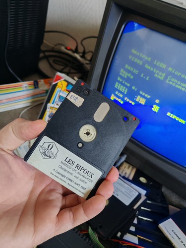 Amstrad jeu les ripoux - jeu,