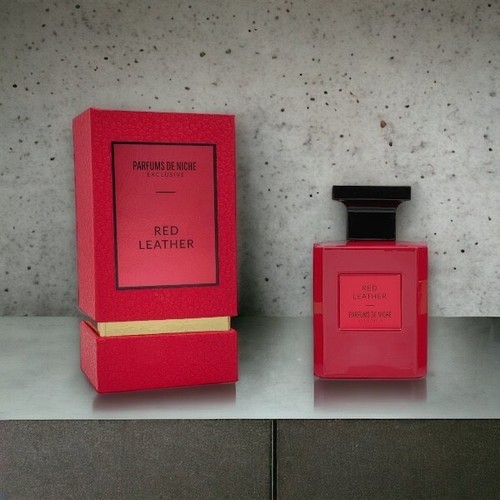 Red leather parfum niche - leather,