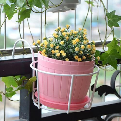 Porte pot fleurs noir - de,