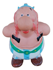 Jouets figurines POUET Dargaud Delacoste ASTERIX ET OBELIX, 1967, rare