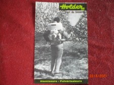 ANCIENNE  BROCHURE PUBLICITAIRE   ATOMISEURS  PULVERISATEURS   HOLDER
