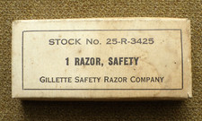 US WW2 - GILLETTE SAFETY RAZOR - RASOIR GILLETTE MILITAIRE