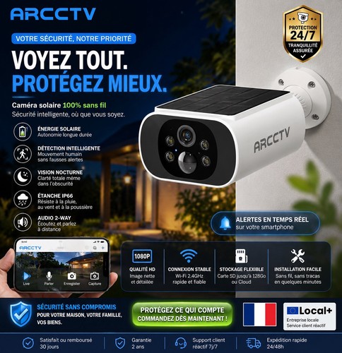 Caméra surveillance wifi - caméra, de