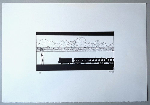 Tardi rare litho du tirage - du,