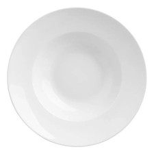 Lot de 6 Assiettes à Pates 27cm Blanc