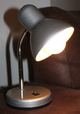 LAMPE DE BUREAU METAL GRIS