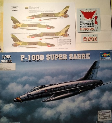 100d super sabre maquette - super,