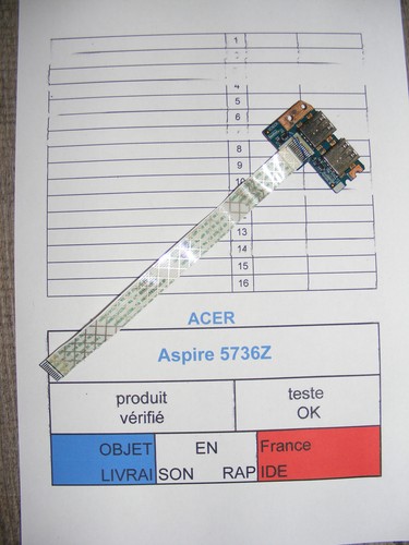 Platine usb pour acer - platine,