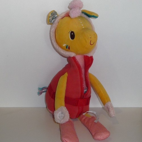 Doudou girafe lilliputiens - lilliputiens,