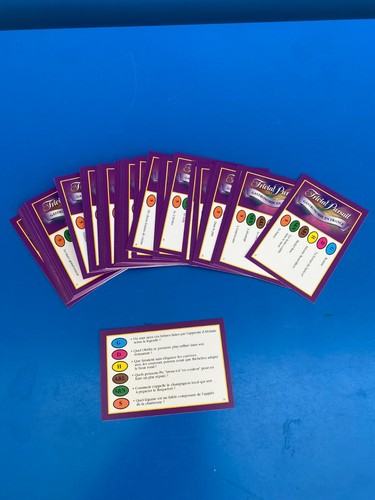 Trivial pursuit lot - 50, cartes