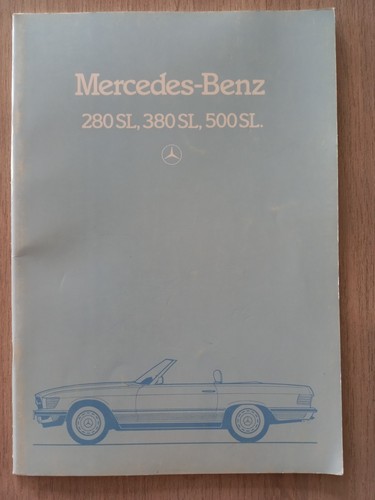Catalogue mercedes 280sl - mercedes,
