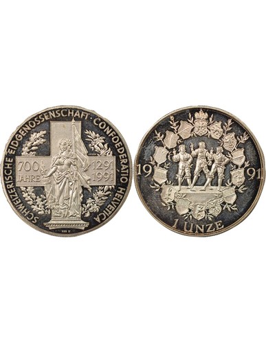 Suisse once argent 700 - once,