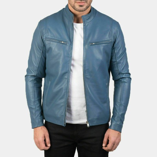 Veste cuir véritable zayn - veste,