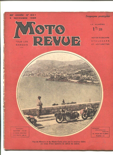 Moto revue 661 11 - moto, n°661