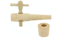 Robinet vinaigrier bois - 3,5