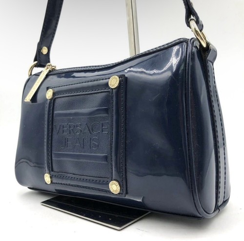 Versace jeans patent leather - versace,