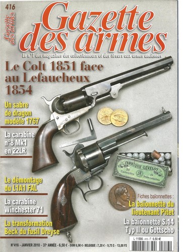 Gazette des armes 416 colt - armes, n°416