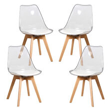 Lot de 4 Transparent Chaises