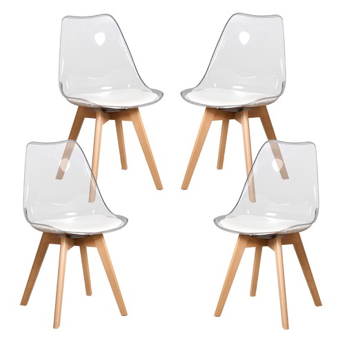 Lot transparent chaises - lot, de