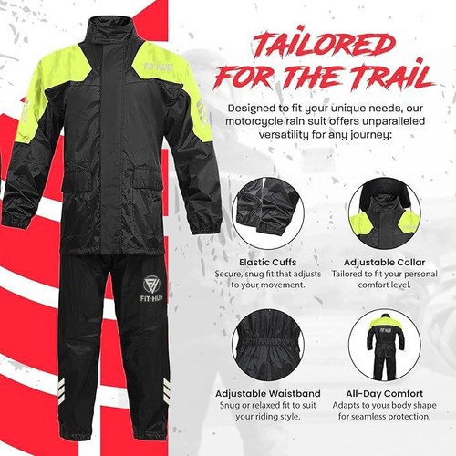 Moto combinaison pluie - de,