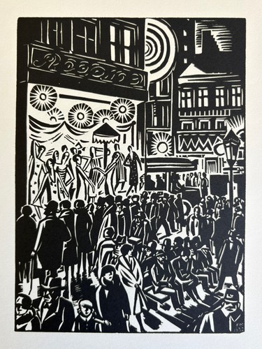 Frans masereel gravure sur - gravure,
