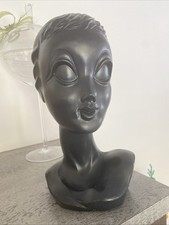 Tête A Chapeau Twiggy Black Vintage