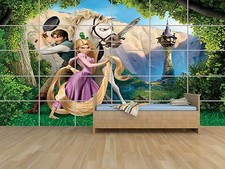 RAIPONCE DISNEY TANGLED PRINCESS MOVIE GEANT POSTER CHAMBRE ENFANTS ROOM KIDS