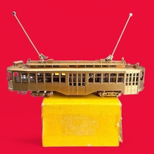 HO Brass Fairfield Models Pittsburgh Railway Double Jones Trolley