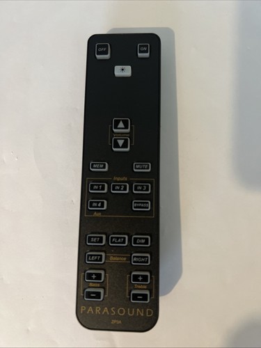 Parasound zp3a remote - zp3a,