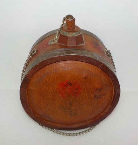 Petite gourde bois cerclé - gourde,