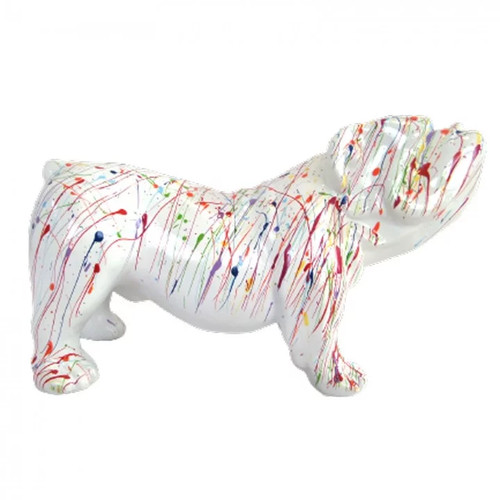 Statue résine bouledogue - statue, en
