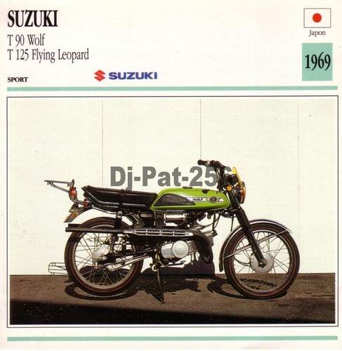 Fiche moto suzuki 90 wolf - moto,