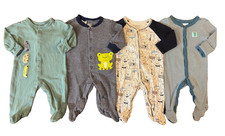 Baby Boy 0/3 Months Footed Sleepers Rompers 1 PC Outfits Pajamas Clothes Bears