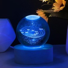 Lampe Boule de Cristal 3D