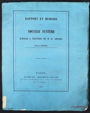 PONCELET, CORIOLIS Rapport et