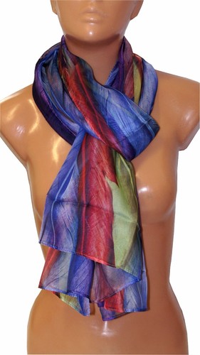 Schick bleu foncé pashmina - bleu,