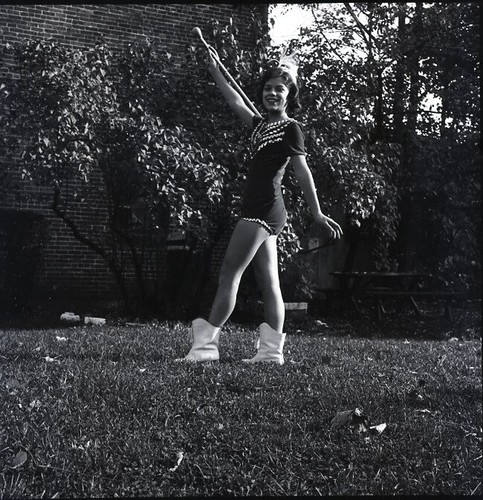 Baton twirler girl - baton, majorette
