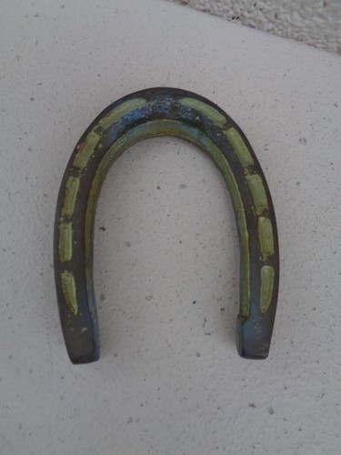 Fer cheval bronze - cheval,