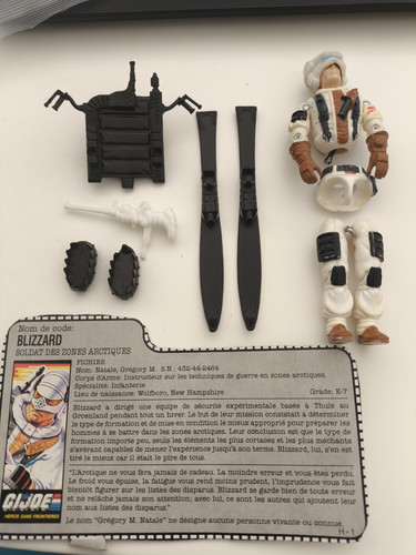 Joe blizzard figurine 1988 - gi,