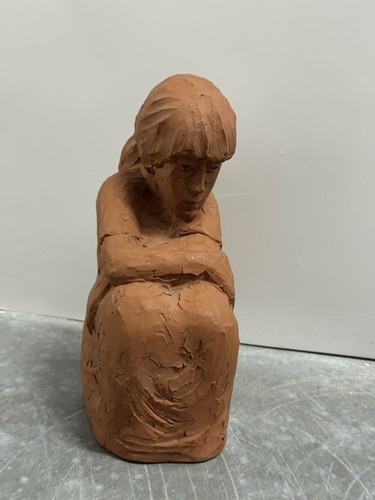 Vtg lerma femme pensive - ,