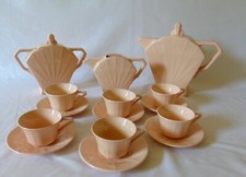 ANTIQUE ST AMAND ART DECO PINK