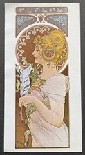 La Plume par Alphonse Mucha