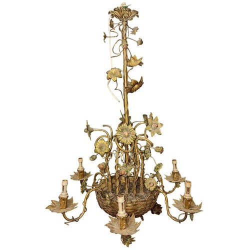 Grand lustre floral art - grand,