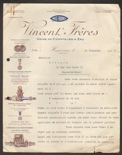 HAGUENAU (67) WATER METER FACTORY ""VINCENT Freres"" in 1925