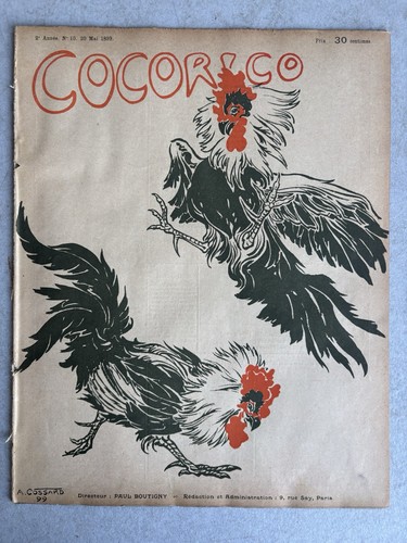 Cossard lithographie revue - cossard,