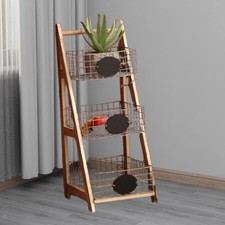 Étagère de rangement en fer pour jouets, plantes en pot, balcon, coin