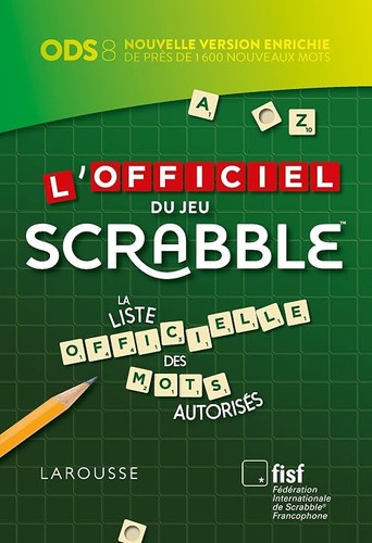 Officiel jeu scrabble - jeu, la