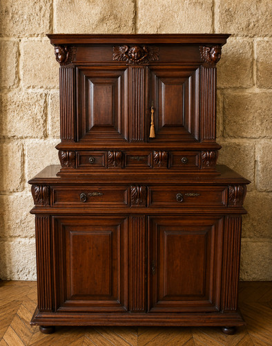 Cabinet buffet deux corps - -,