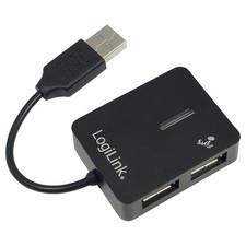 Multiprise USB 2.0 - 4 ports - 480Mbps - noir